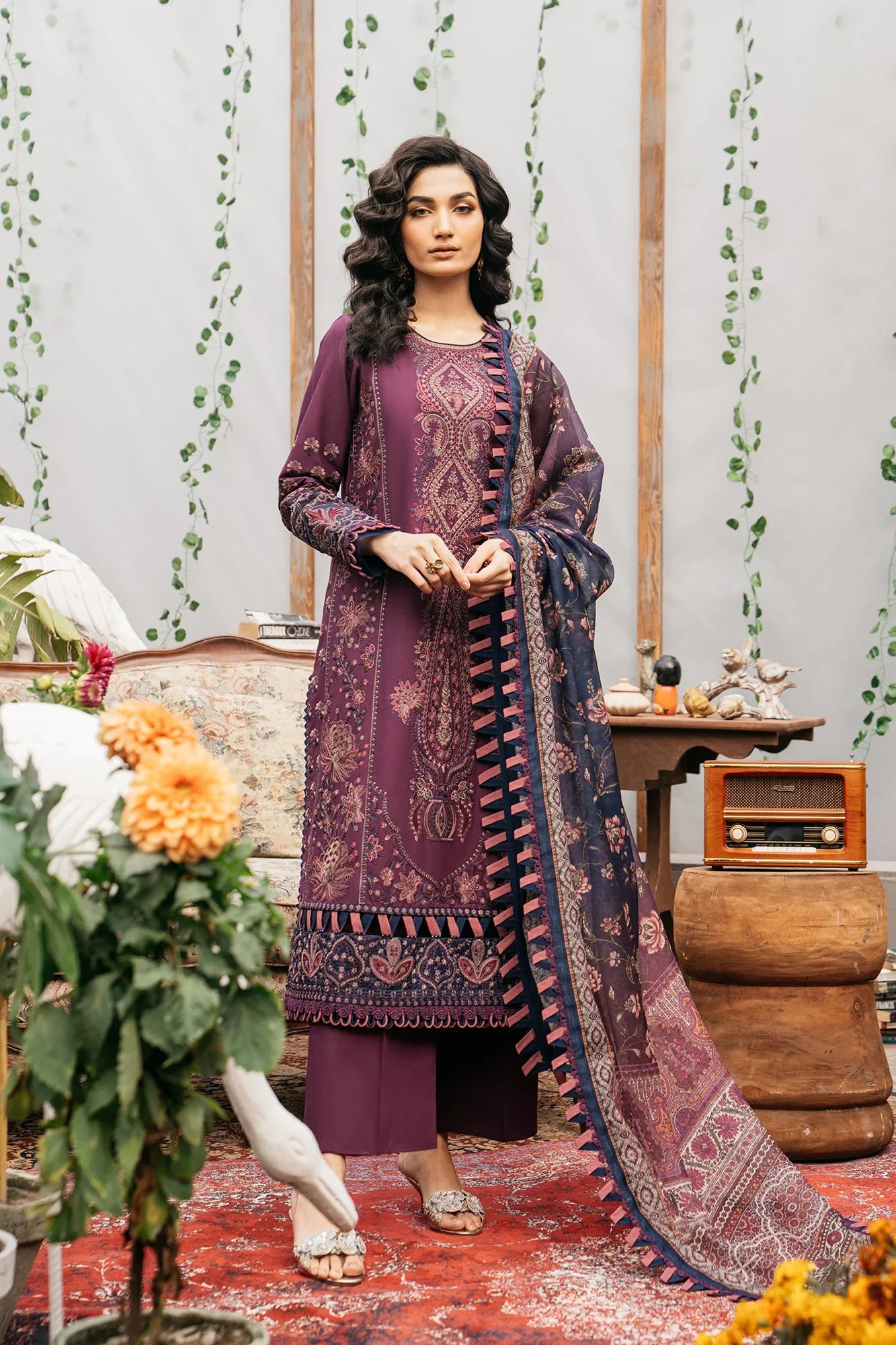 Ethnic | Rozana Collection SS 24 | E0406/203/520 by Ethnic - Designer Dress - Type: Ladies Clothes - Available at Libayah - 100% Original