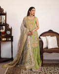 Faiza Saqlain | Irina Wedding Formals 23 | Tamaan by Faiza Saqlain - Designer Dress  - Type : Wedding Dress - Available at Libayah - 100% Original 