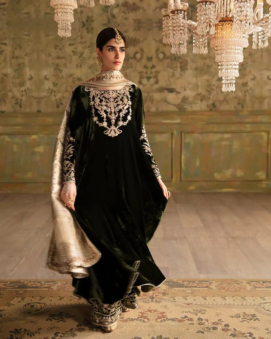 Faiza Saqlain | Manaar Luxe Formals 23 | Tissa by Faiza Saqlain - Designer Dress  - Type : Wedding Dress - Available at Libayah - 100% Original 