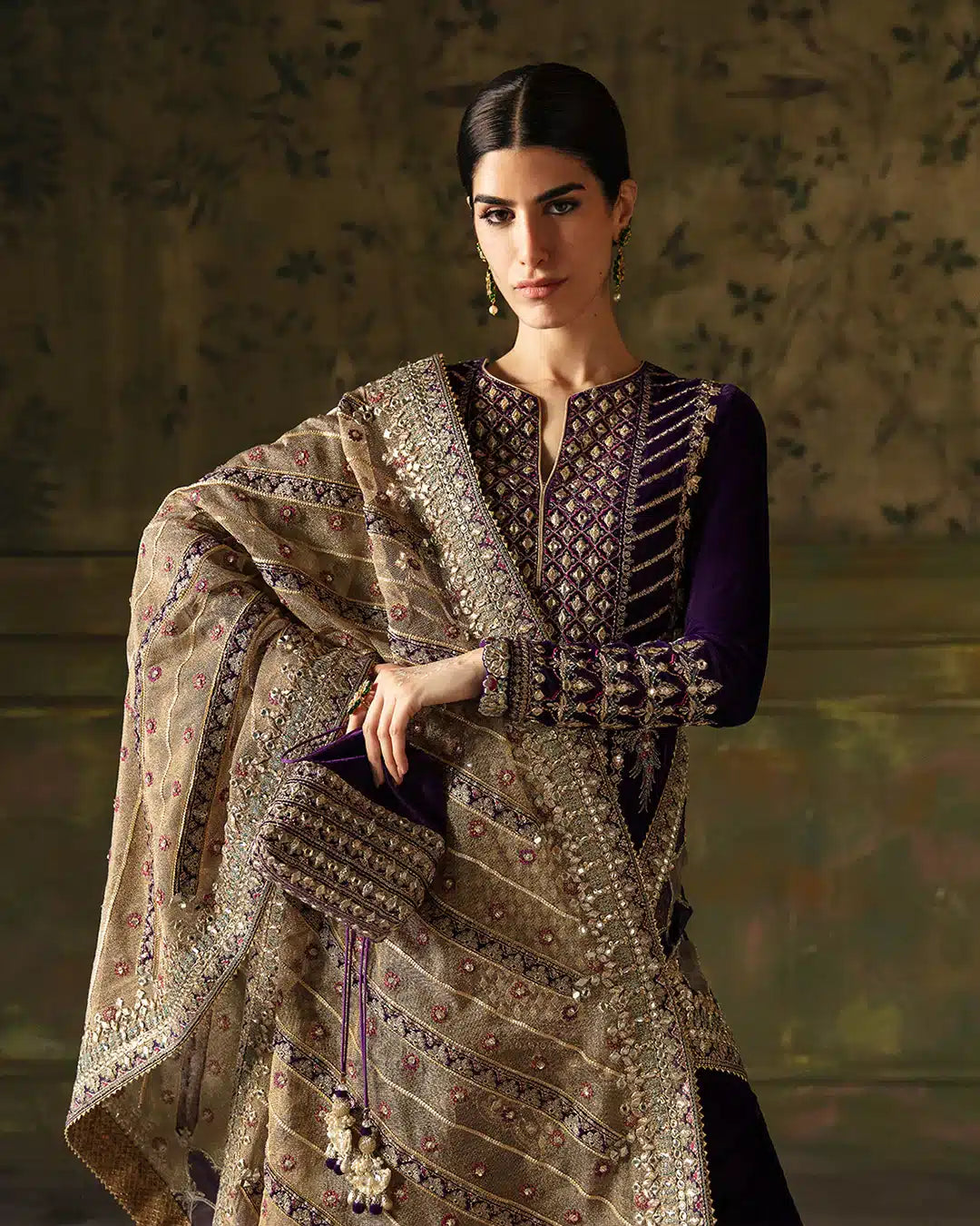 Faiza Saqlain | Manaar Luxe Formals 23 | Elayha by Faiza Saqlain - Designer Dress  - Type : Wedding Dress - Available at Libayah - 100% Original 