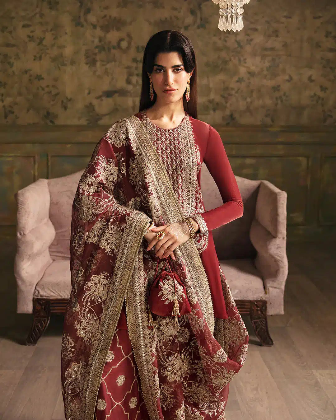 Faiza Saqlain | Manaar Luxe Formals 23 | Negar by Faiza Saqlain - Designer Dress  - Type : Wedding Dress - Available at Libayah - 100% Original 