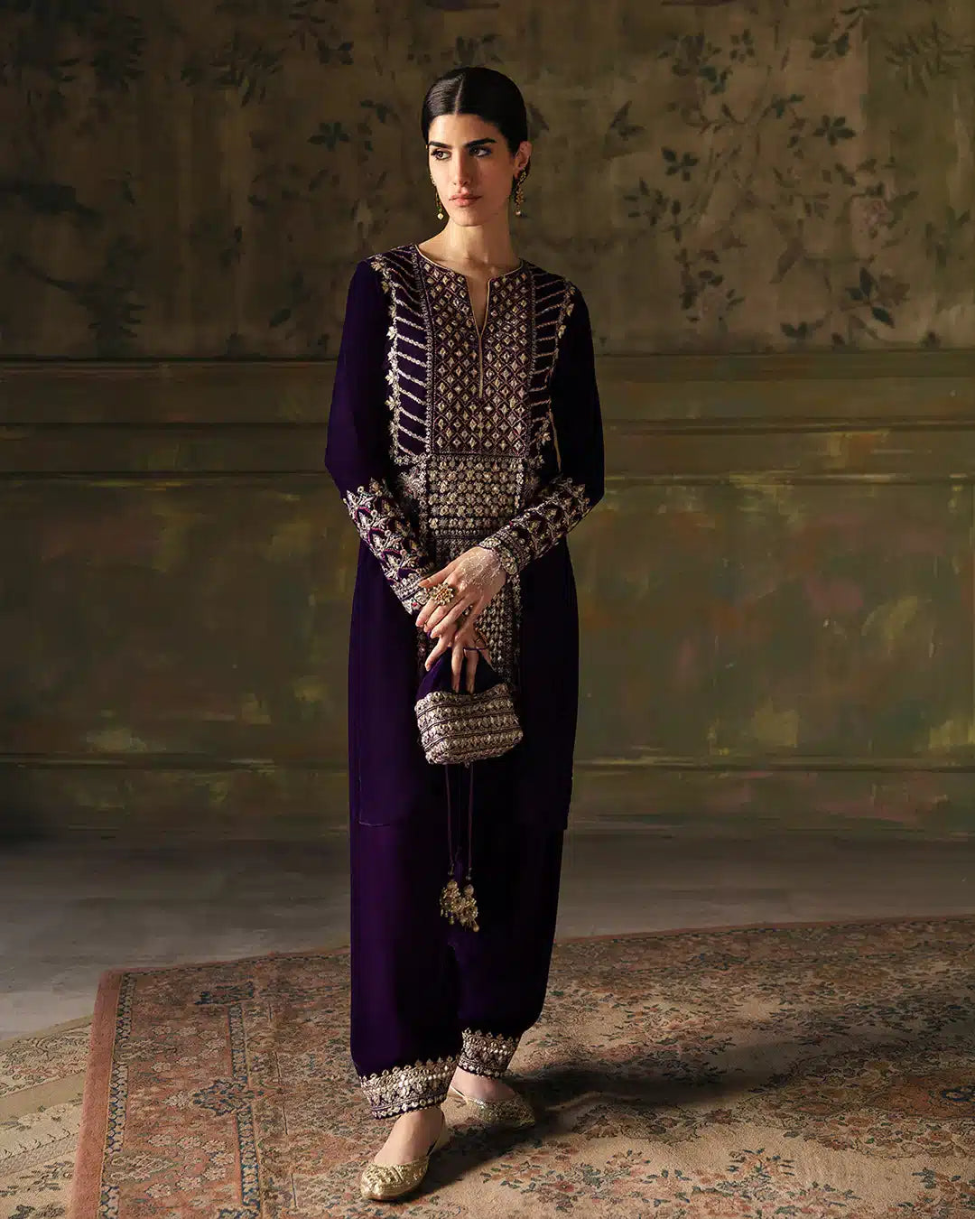 Faiza Saqlain | Manaar Luxe Formals 23 | Elayha by Faiza Saqlain - Designer Dress  - Type : Wedding Dress - Available at Libayah - 100% Original 