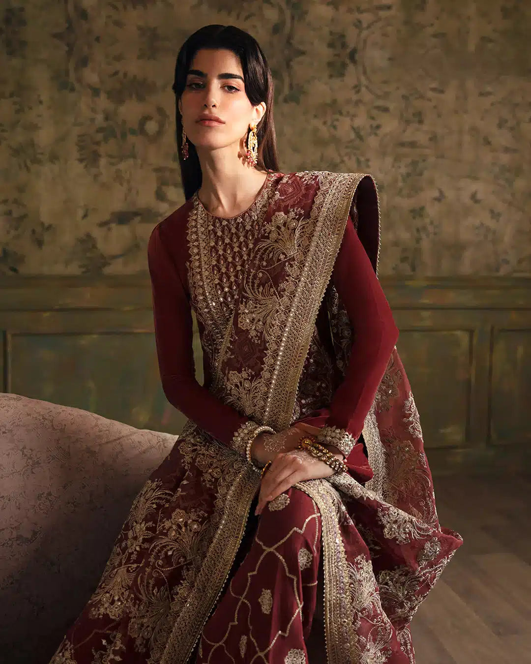 Faiza Saqlain | Manaar Luxe Formals 23 | Negar by Faiza Saqlain - Designer Dress  - Type : Wedding Dress - Available at Libayah - 100% Original 