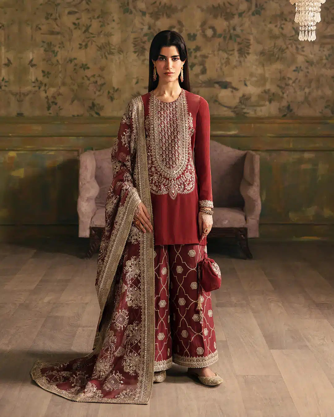 Faiza Saqlain | Manaar Luxe Formals 23 | Negar by Faiza Saqlain - Designer Dress  - Type : Wedding Dress - Available at Libayah - 100% Original 