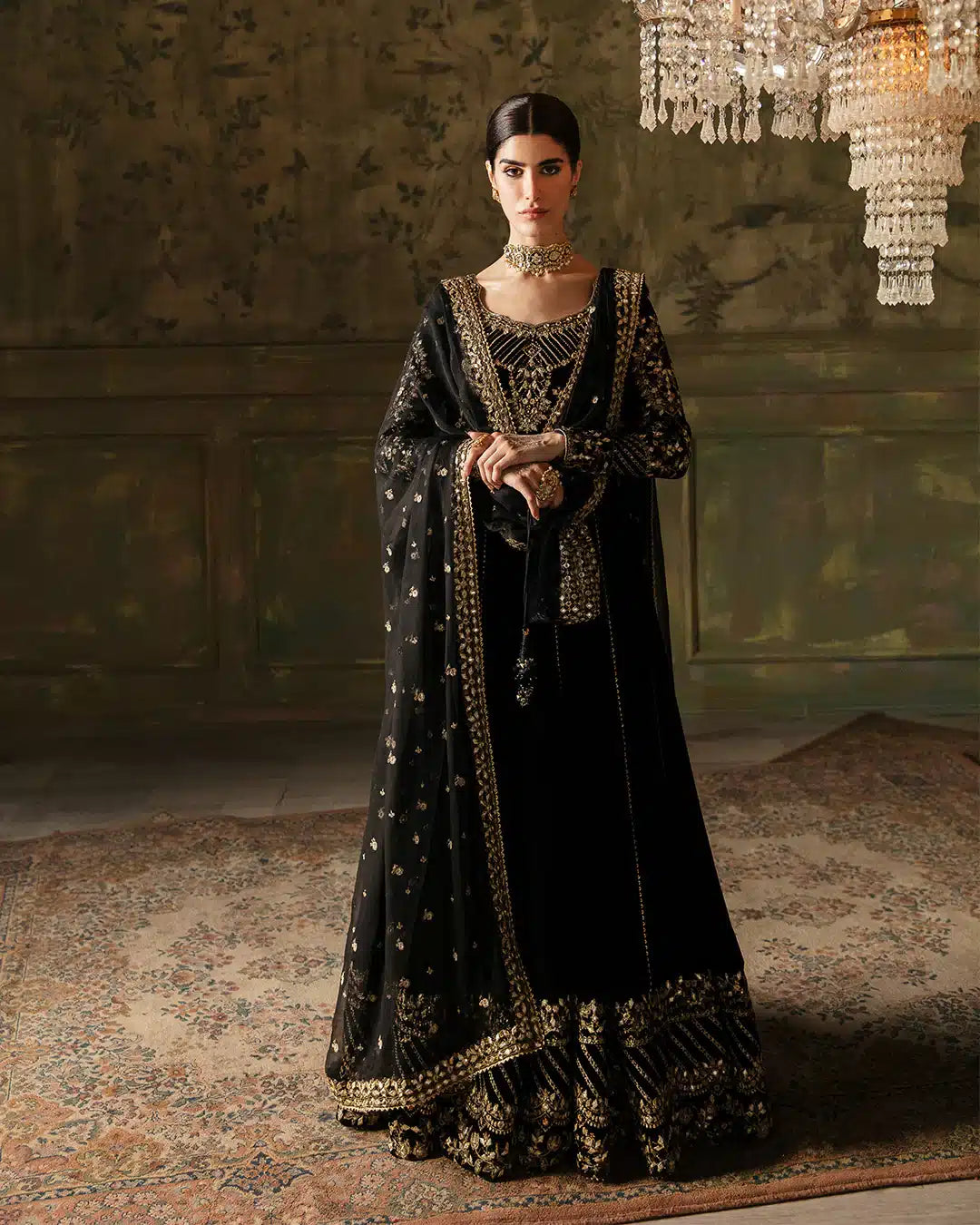 Faiza Saqlain | Manaar Luxe Formals 23 | Venera by Faiza Saqlain - Designer Dress  - Type : Wedding Dress - Available at Libayah - 100% Original 