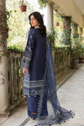 Farasha | Bahaar Embroidered Lawn | Blue Ochre by Farasha - Designer Dress - Type: Ladies Clothes - Available at Libayah - 100% Original