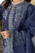 Farasha | Bahaar Embroidered Lawn | Blue Ochre by Farasha - Designer Dress - Type: Ladies Clothes - Available at Libayah - 100% Original