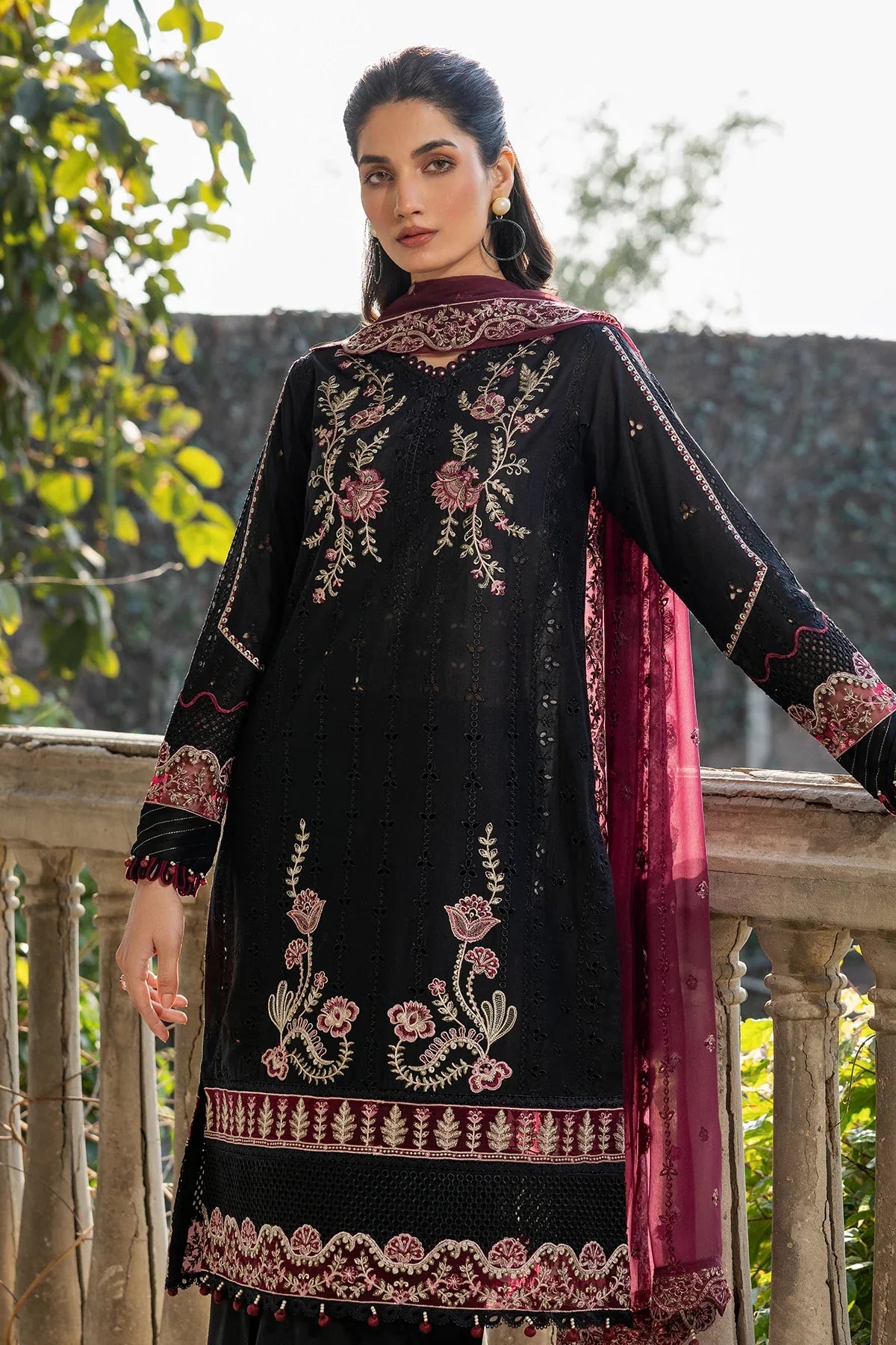 Farasha | Bahaar Embroidered Lawn | Twilight Bloom by Farasha - Designer Dress - Type: Ladies Clothes - Available at Libayah - 100% Original