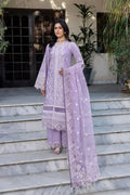 Farasha | Bahaar Embroidered Lawn | Lilac Florine by Farasha - Designer Dress - Type: Ladies Clothes - Available at Libayah - 100% Original