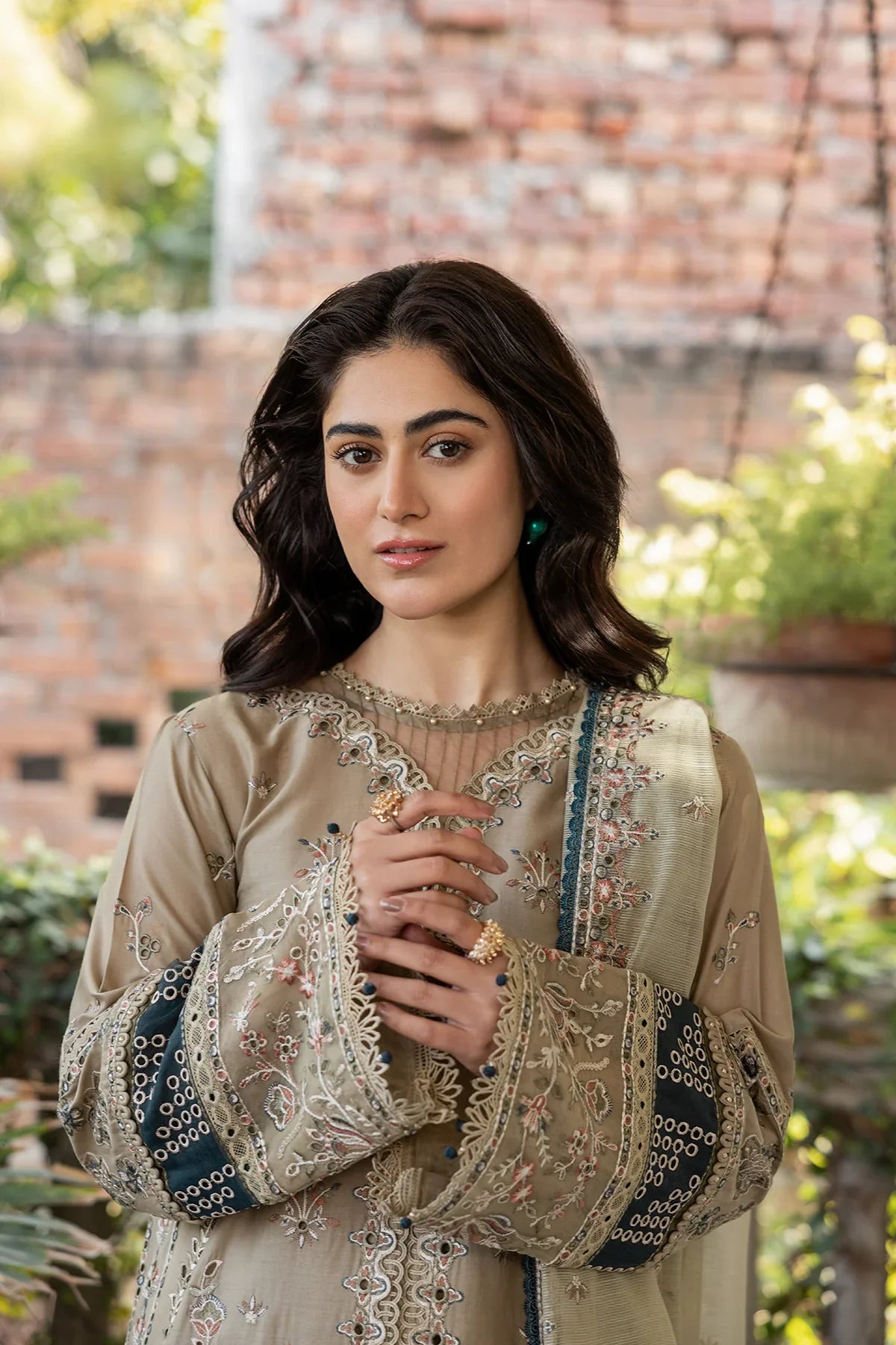Farasha | Bahaar Embroidered Lawn | Whimsical Sage by Farasha - Designer Dress - Type: Ladies Clothes - Available at Libayah - 100% Original