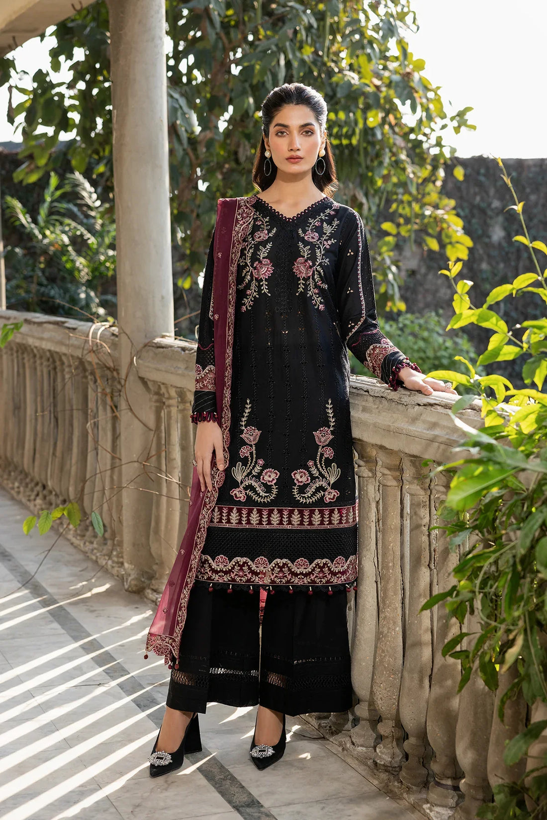 Farasha | Bahaar Embroidered Lawn | Twilight Bloom by Farasha - Designer Dress - Type: Ladies Clothes - Available at Libayah - 100% Original
