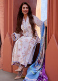 Farah Talib Aziz | Suay Lawn 24 | MIWA IVORY by Farah Talib Aziz - Designer Dress - Type: Ladies Clothes - Available at Libayah - 100% Original