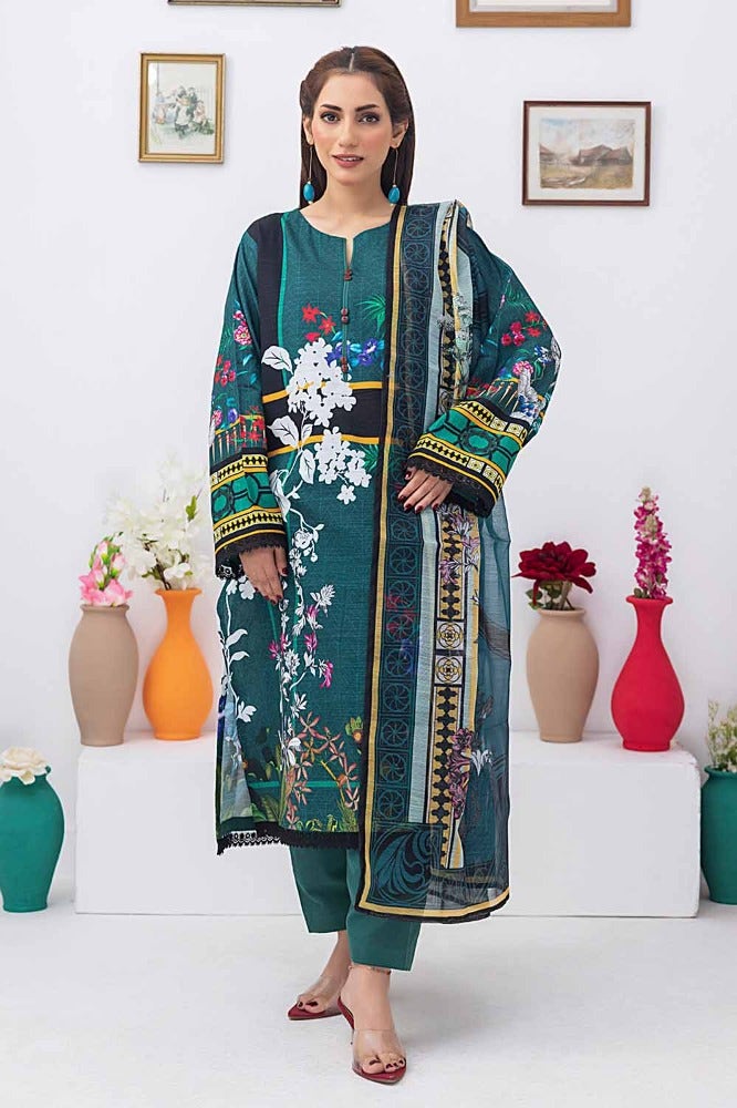 Gul Ahmed | Winter Collection 24 | Net Dupatta WRF-32015 by Gul Ahmed - Designer Dress - Type: Ladies Clothes - Available at Libayah - 100% Original