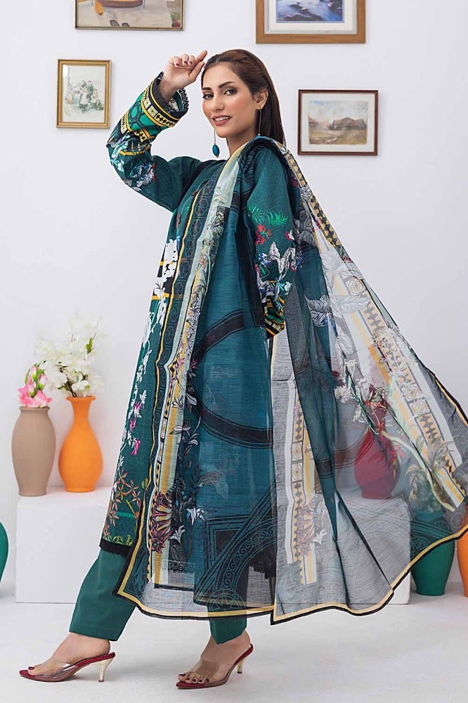 Gul Ahmed | Winter Collection 24 | Net Dupatta WRF-32015 by Gul Ahmed - Designer Dress - Type: Ladies Clothes - Available at Libayah - 100% Original