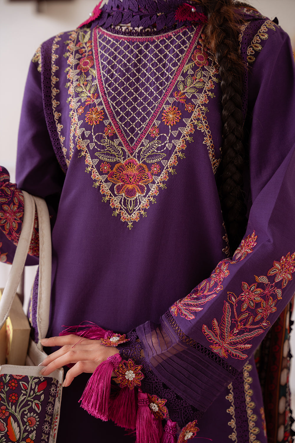 Saira Rizwan | Laanem Summer Lawn 25 | ELIF-B-SRL25-05 by Saira Rizwan - Designer Dress - Type: Ladies Clothes - Available at Libayah - 100% Original