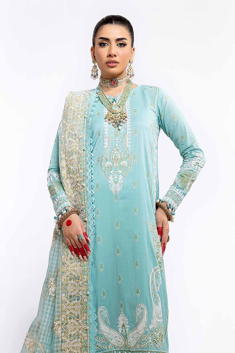 Gul Ahmed | Eid ul Adha Collection | FE-42022 by Gul Ahmed - Designer Dress - Type: Ladies Clothes - Available at Libayah - 100% Original