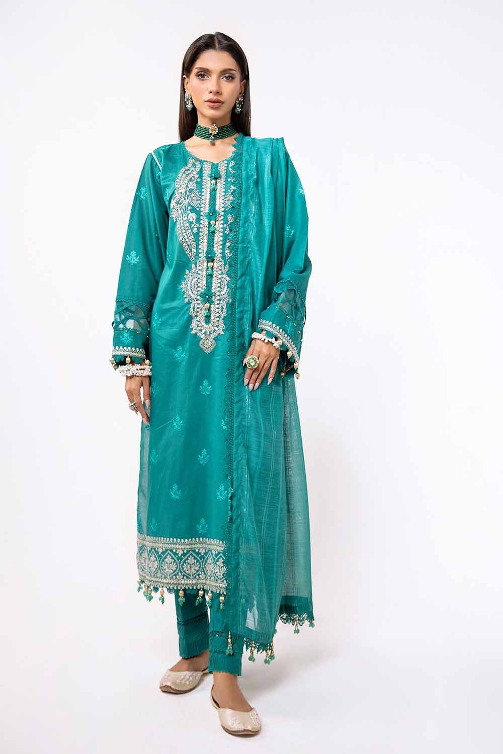 Gul Ahmed | Eid ul Adha Collection | FE-42063 by Gul Ahmed - Designer Dress - Type: Ladies Clothes - Available at Libayah - 100% Original