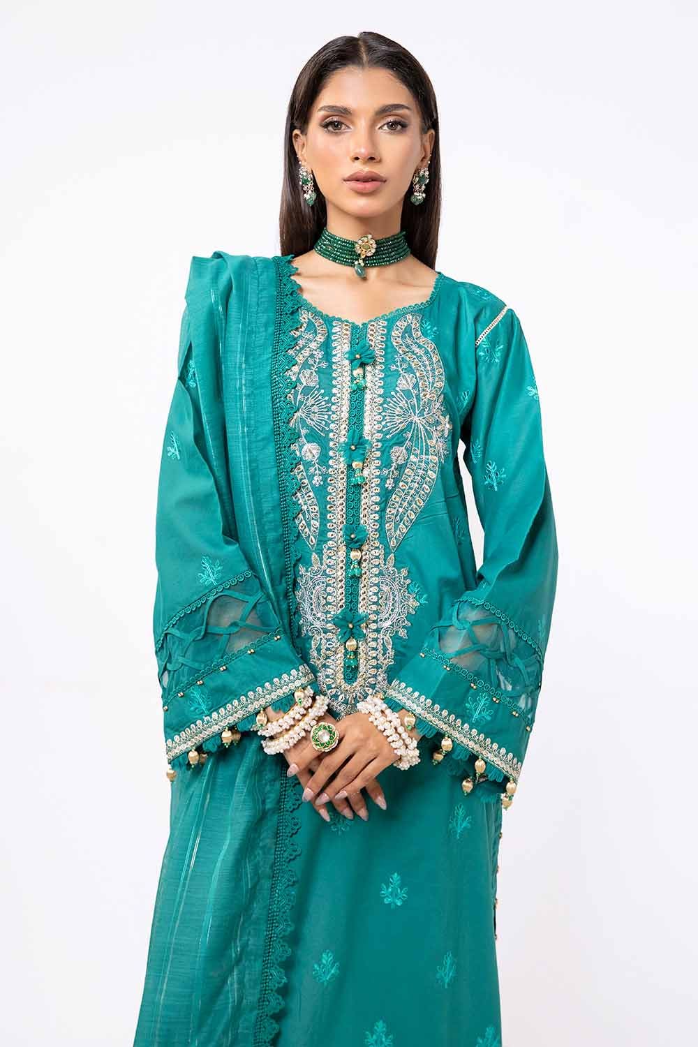 Gul Ahmed | Eid ul Adha Collection | FE-42063 by Gul Ahmed - Designer Dress - Type: Ladies Clothes - Available at Libayah - 100% Original