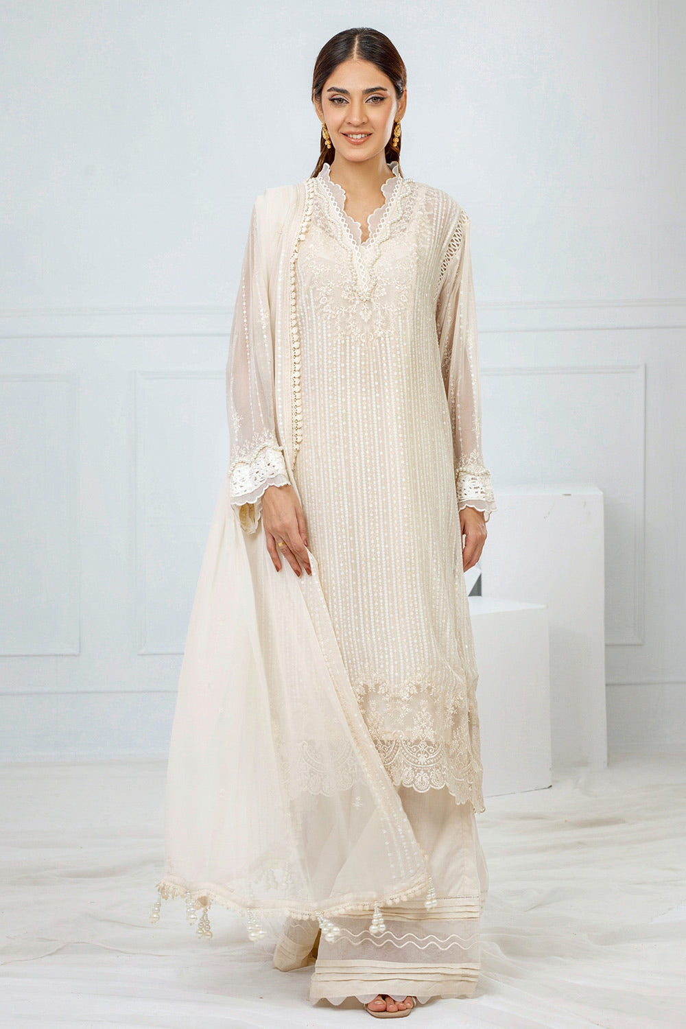 Gul Ahmed | Festive Eid 25 |FE-52074 by Gul Ahmed - Designer Dress - Type: Ladies Clothes - Available at Libayah - 100% Original