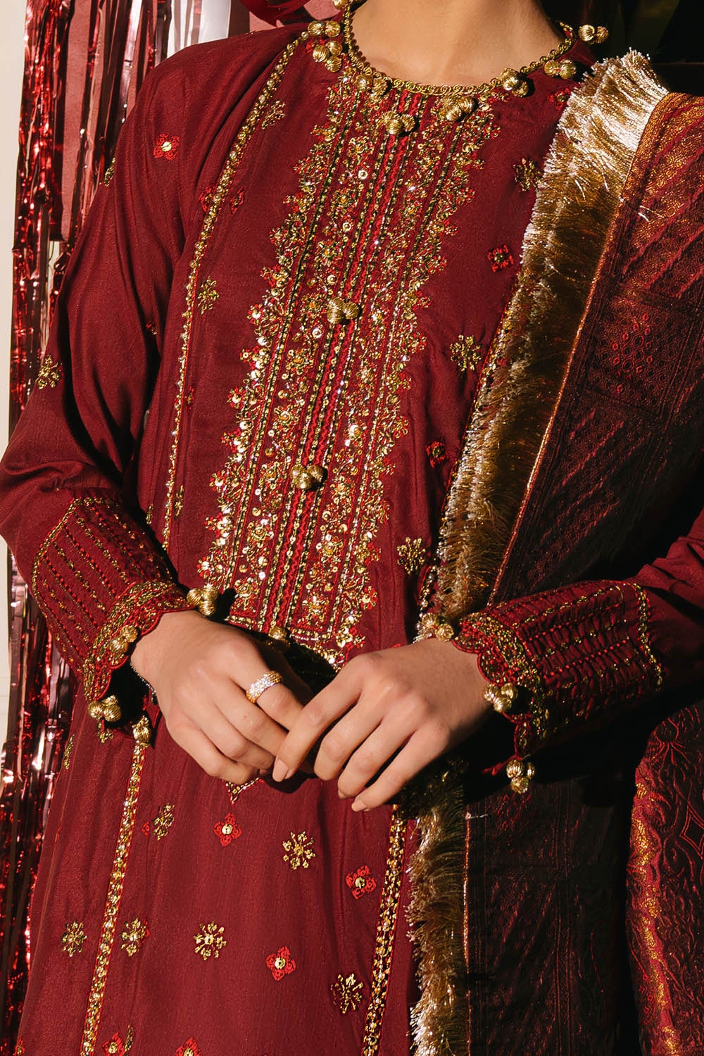 Gul Ahmed | Festive Eid 25 | FE-52075 by Gul Ahmed - Designer Dress - Type: Ladies Clothes - Available at Libayah - 100% Original