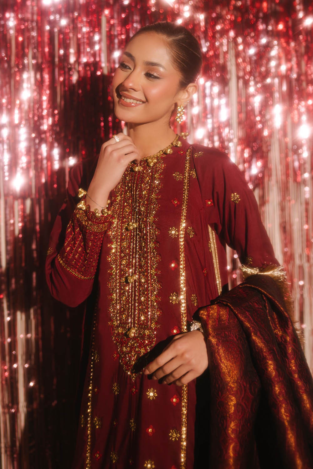 Gul Ahmed | Festive Eid 25 | FE-52075 by Gul Ahmed - Designer Dress - Type: Ladies Clothes - Available at Libayah - 100% Original