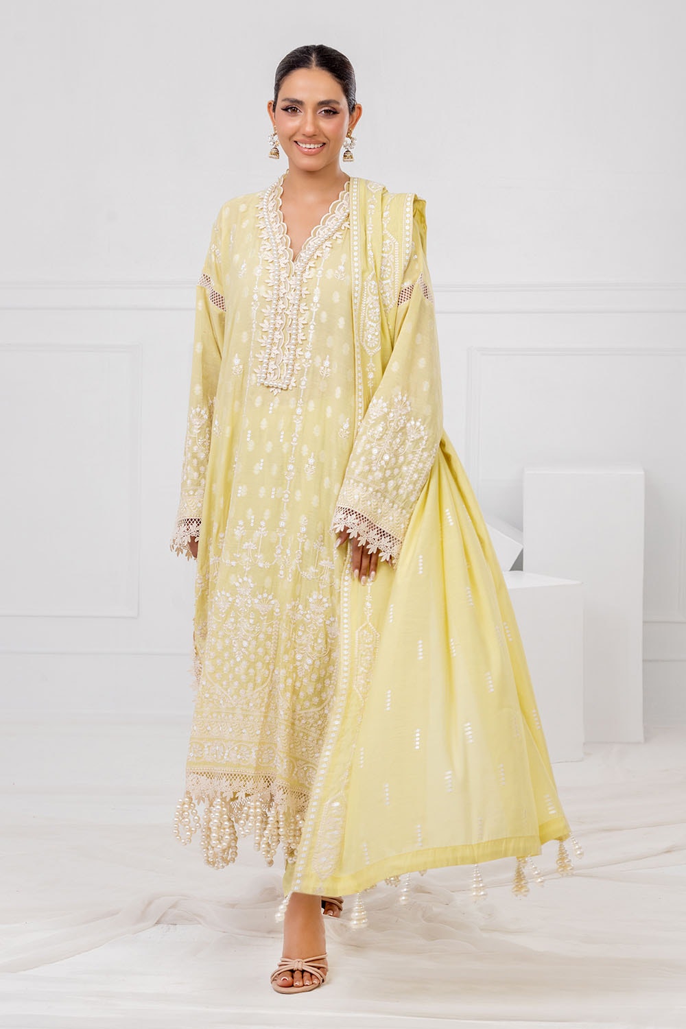 Gul Ahmed | Festive Eid 25 | FE-52080 by Gul Ahmed - Designer Dress - Type: Ladies Clothes - Available at Libayah - 100% Original
