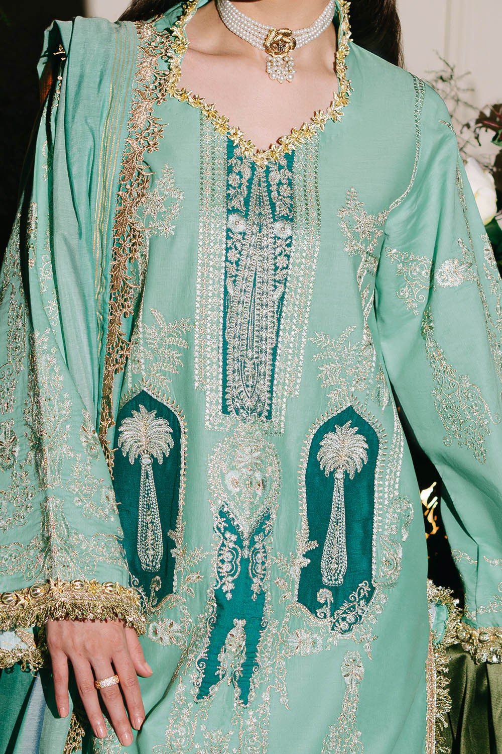 Gul Ahmed | Festive Eid 25 | FE-52083 by Gul Ahmed - Designer Dress - Type: Ladies Clothes - Available at Libayah - 100% Original