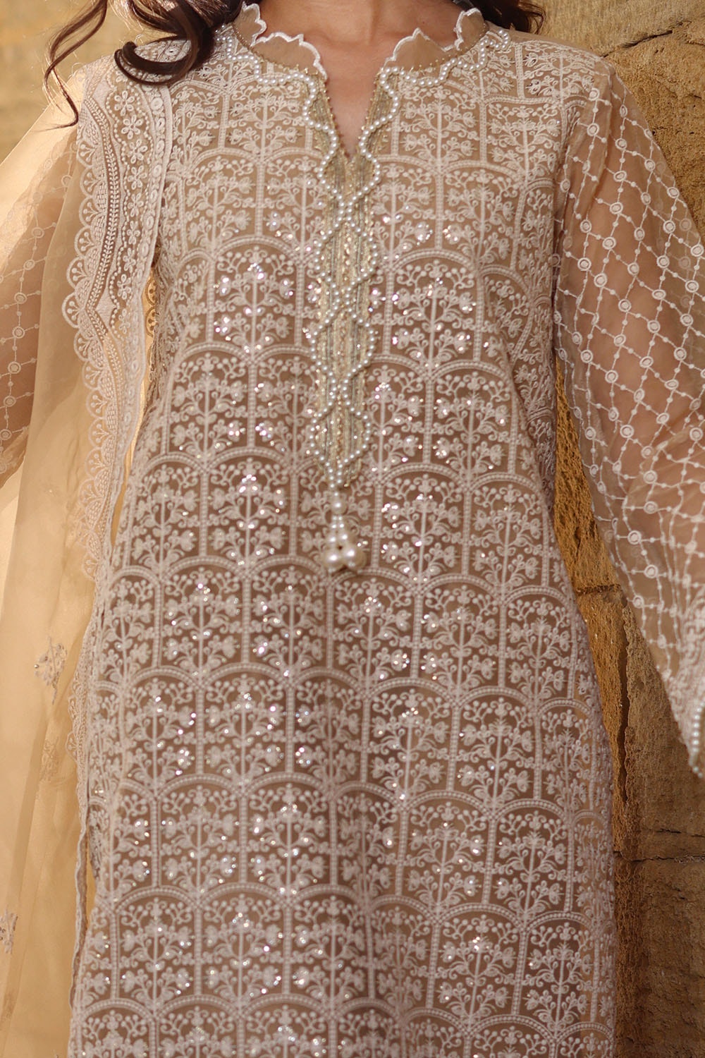 Gul Ahmed | Festive Eid 25 | FE-52087 by Gul Ahmed - Designer Dress - Type: Ladies Clothes - Available at Libayah - 100% Original