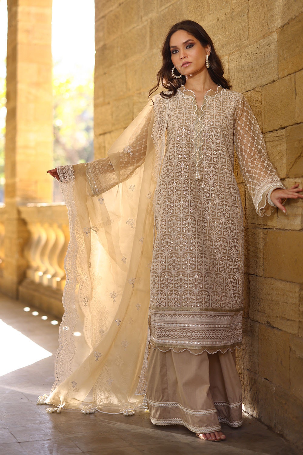 Gul Ahmed | Festive Eid 25 | FE-52087 by Gul Ahmed - Designer Dress - Type: Ladies Clothes - Available at Libayah - 100% Original