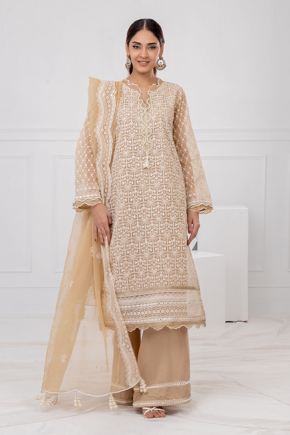 Gul Ahmed | Festive Eid 25 | FE-52087 by Gul Ahmed - Designer Dress - Type: Ladies Clothes - Available at Libayah - 100% Original
