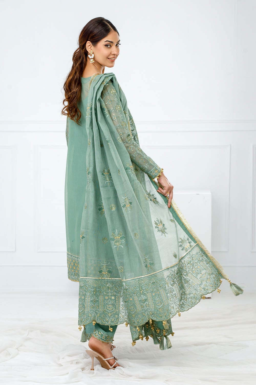 Gul Ahmed | Festive Eid 25 | FE-52088 by Gul Ahmed - Designer Dress - Type: Ladies Clothes - Available at Libayah - 100% Original