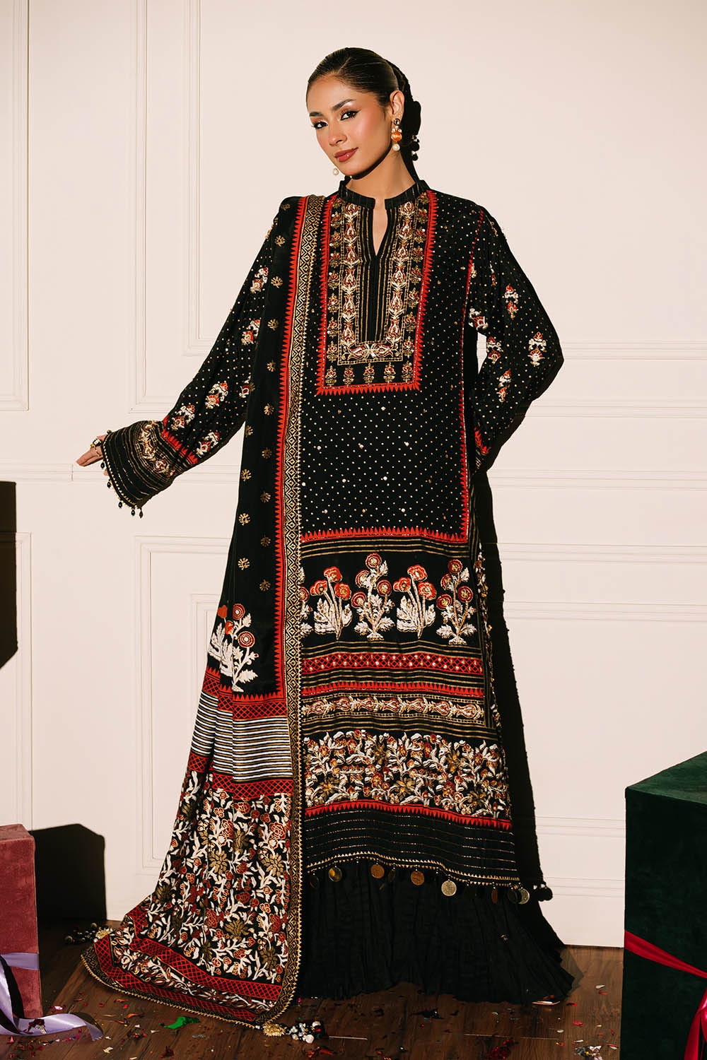 Gul Ahmed | Festive Eid 25 | FE-52091 by Gul Ahmed - Designer Dress - Type: Ladies Clothes - Available at Libayah - 100% Original
