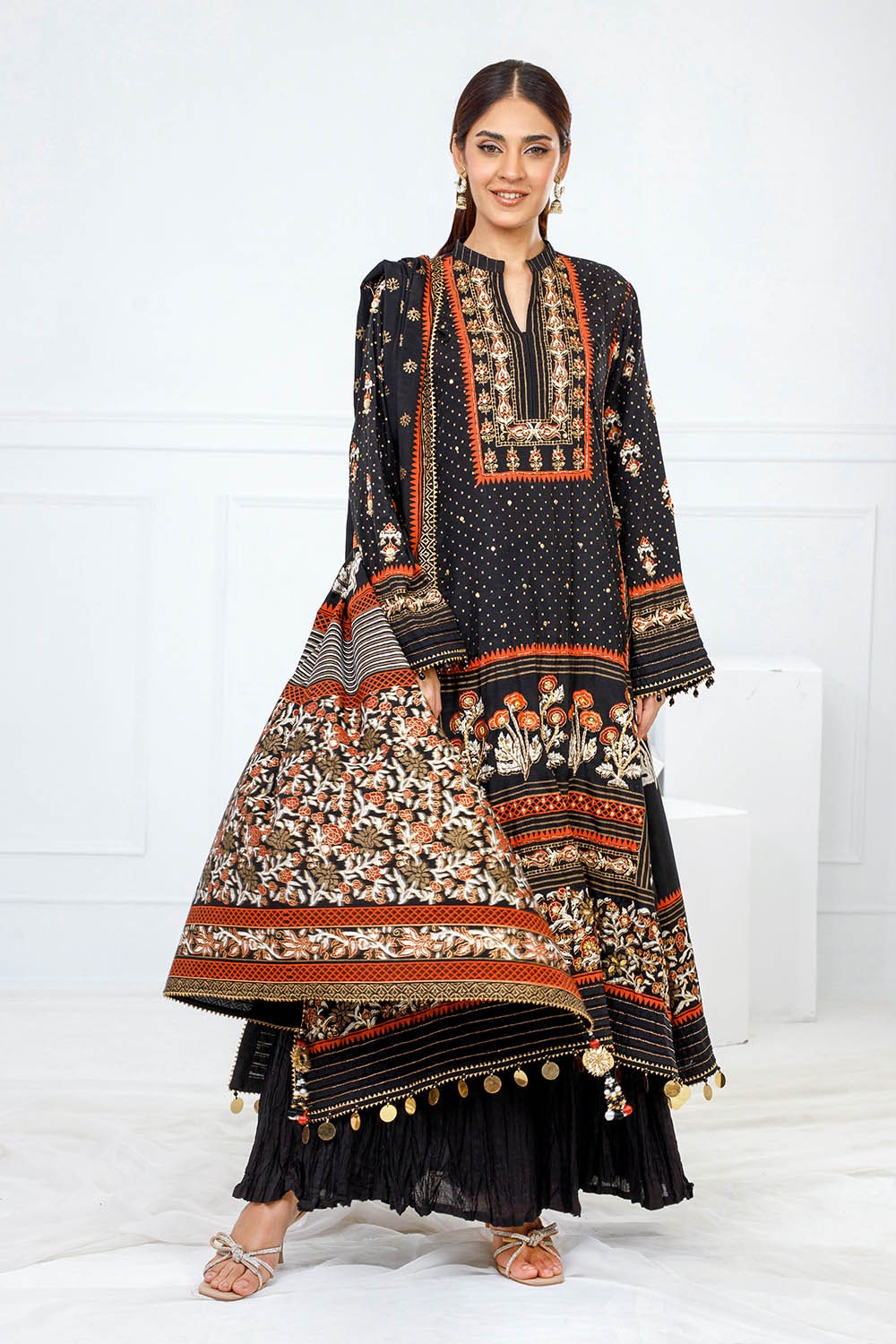 Gul Ahmed | Festive Eid 25 | FE-52091 by Gul Ahmed - Designer Dress - Type: Ladies Clothes - Available at Libayah - 100% Original