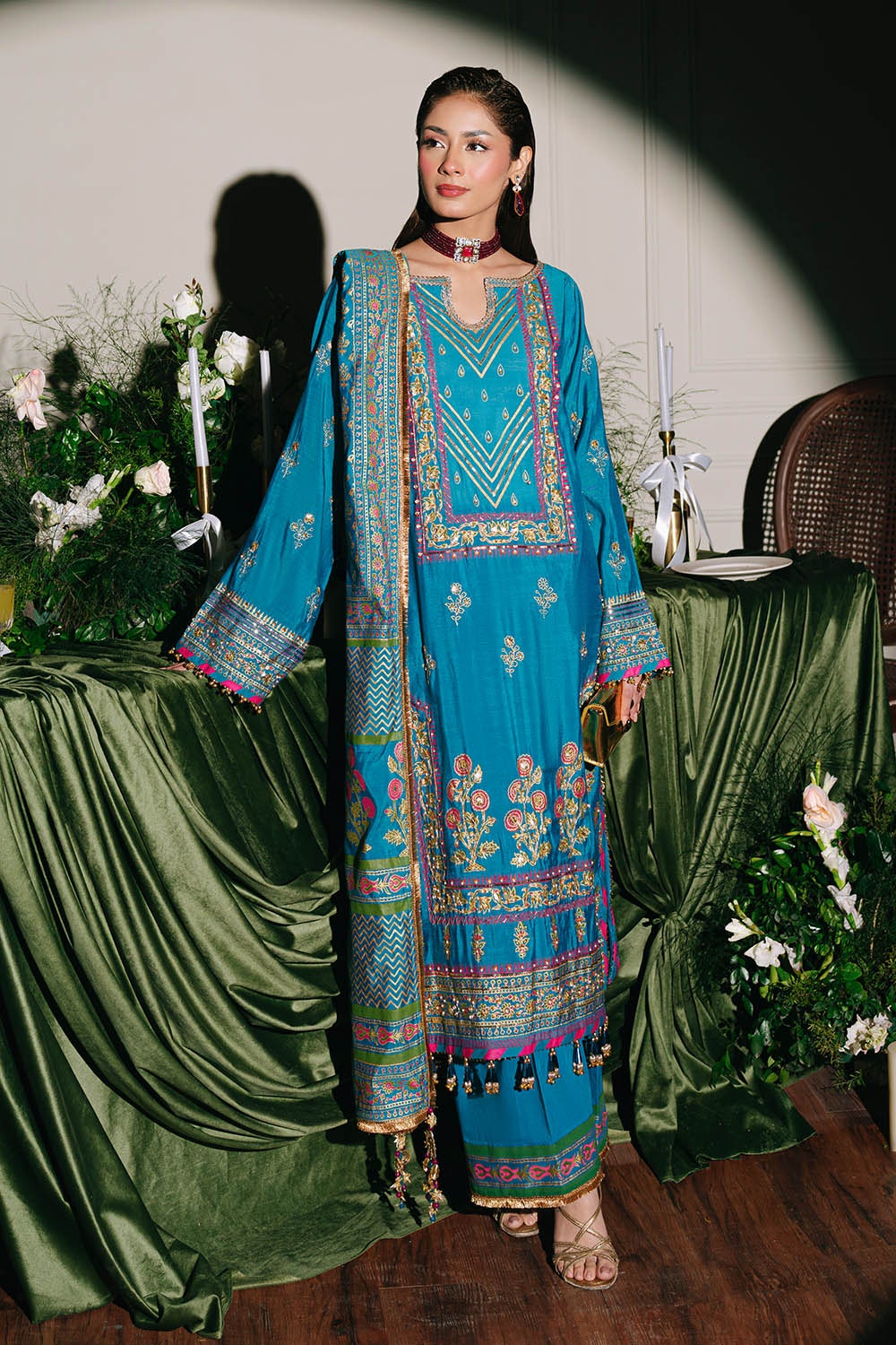 Gul Ahmed | Festive Eid 25 | FE-52094 by Gul Ahmed - Designer Dress - Type: Ladies Clothes - Available at Libayah - 100% Original