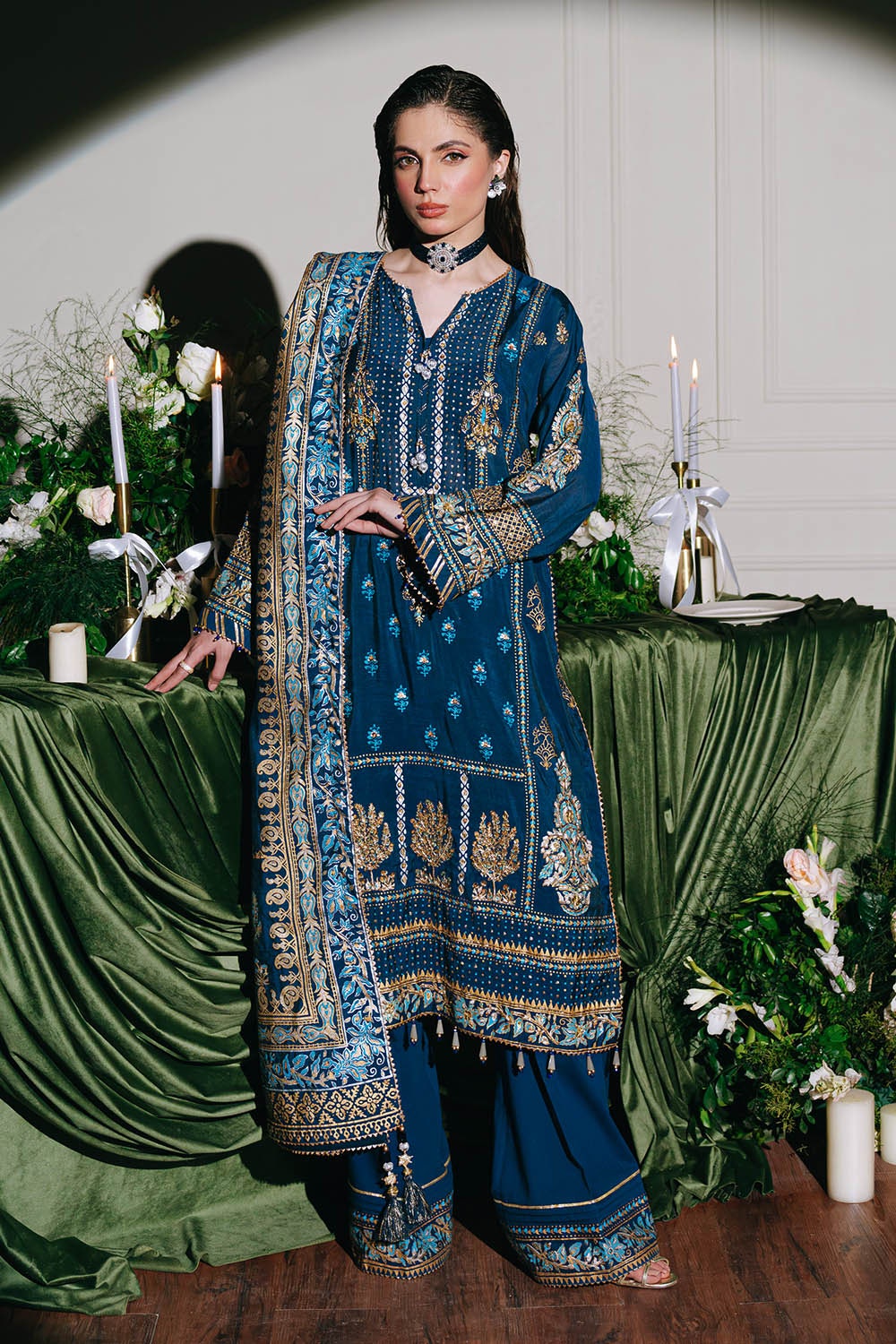Gul Ahmed | Festive Eid 25 | FE-52095 by Gul Ahmed - Designer Dress - Type: Ladies Clothes - Available at Libayah - 100% Original