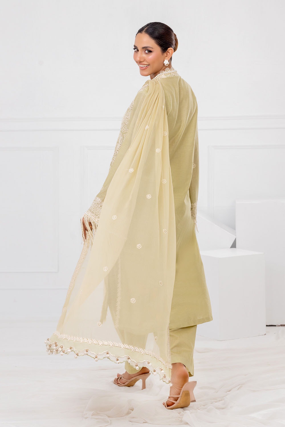 Gul Ahmed | Festive Eid 25 | FE-52104 by Gul Ahmed - Designer Dress - Type: Ladies Clothes - Available at Libayah - 100% Original