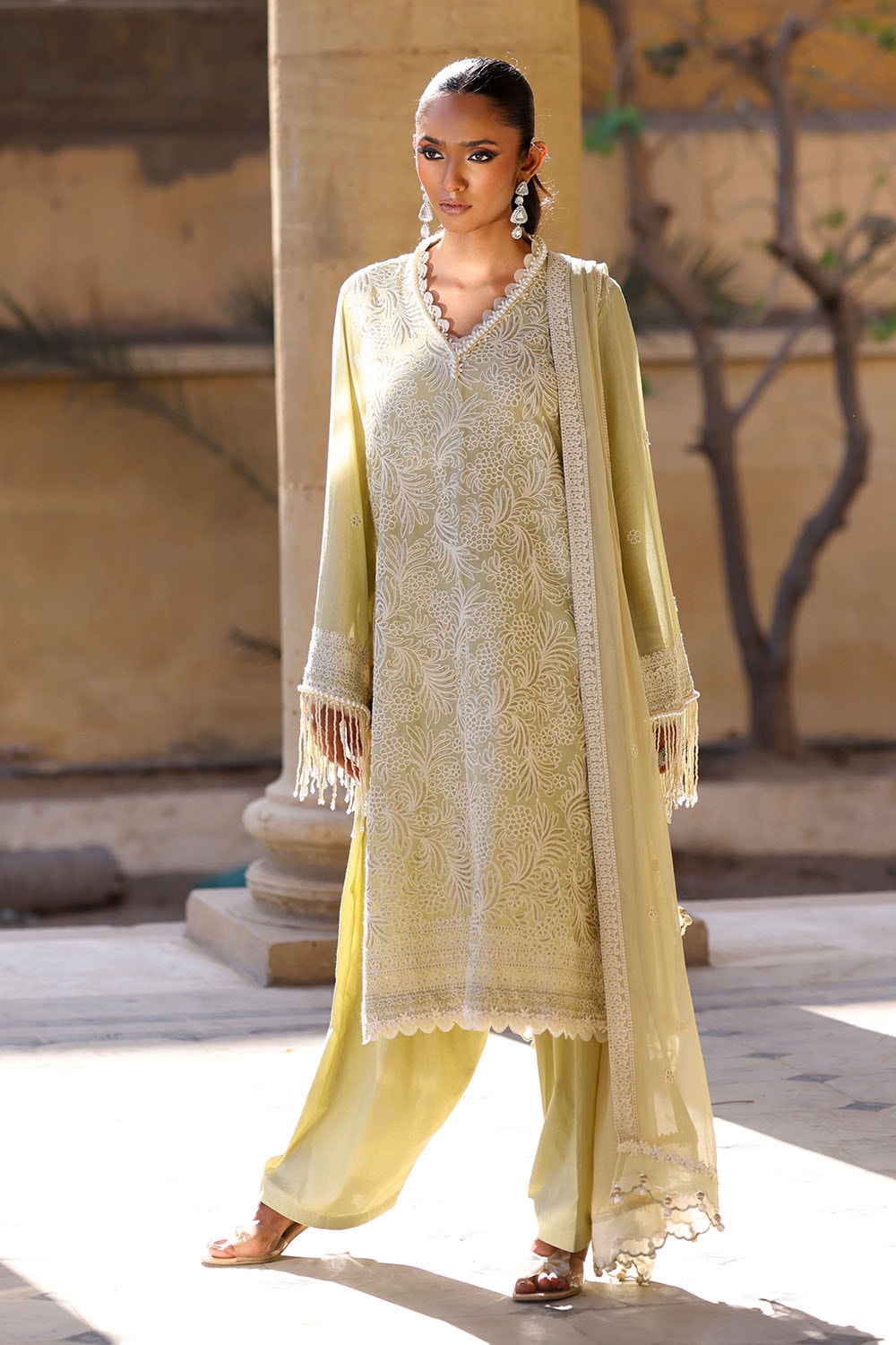 Gul Ahmed | Festive Eid 25 | FE-52104 by Gul Ahmed - Designer Dress - Type: Ladies Clothes - Available at Libayah - 100% Original