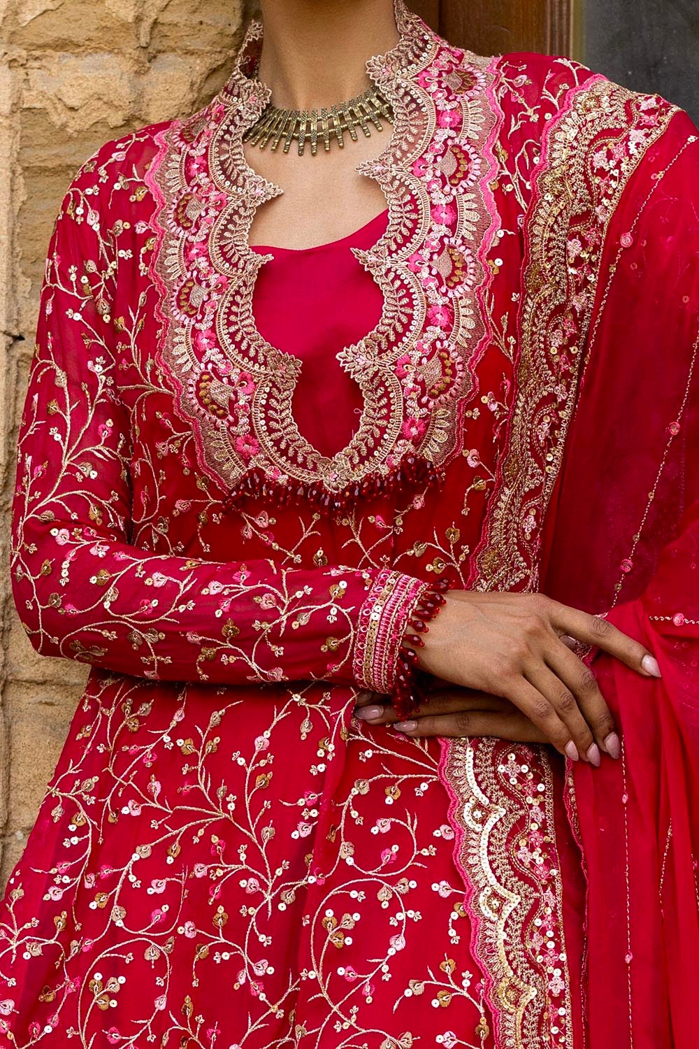 Gul Ahmed | Festive Eid 25 | FE-52131 by Gul Ahmed - Designer Dress - Type: Ladies Clothes - Available at Libayah - 100% Original