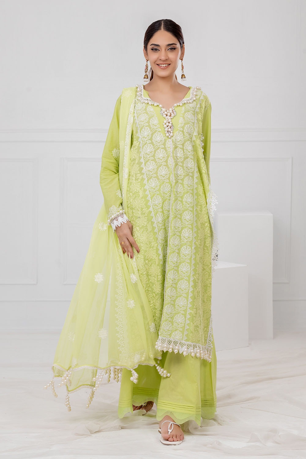 Gul Ahmed | Festive Eid 25 | FE-52142 by Gul Ahmed - Designer Dress - Type: Ladies Clothes - Available at Libayah - 100% Original