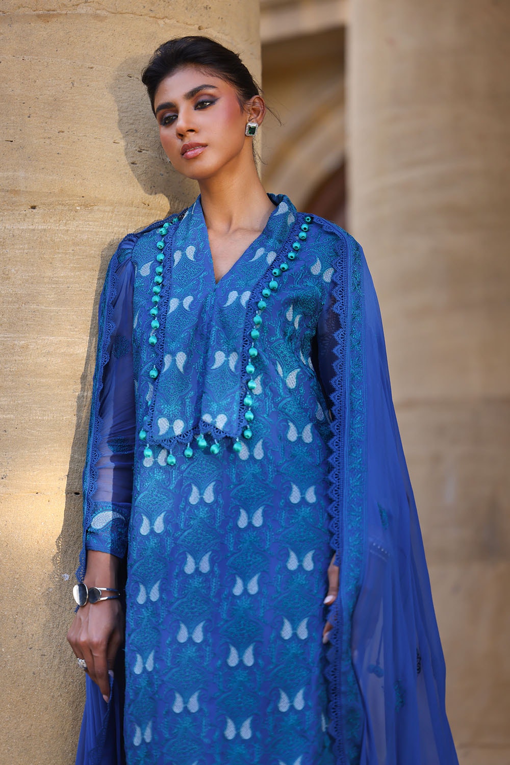 Gul Ahmed | Festive Eid 25 | FE-52143 by Gul Ahmed - Designer Dress - Type: Ladies Clothes - Available at Libayah - 100% Original