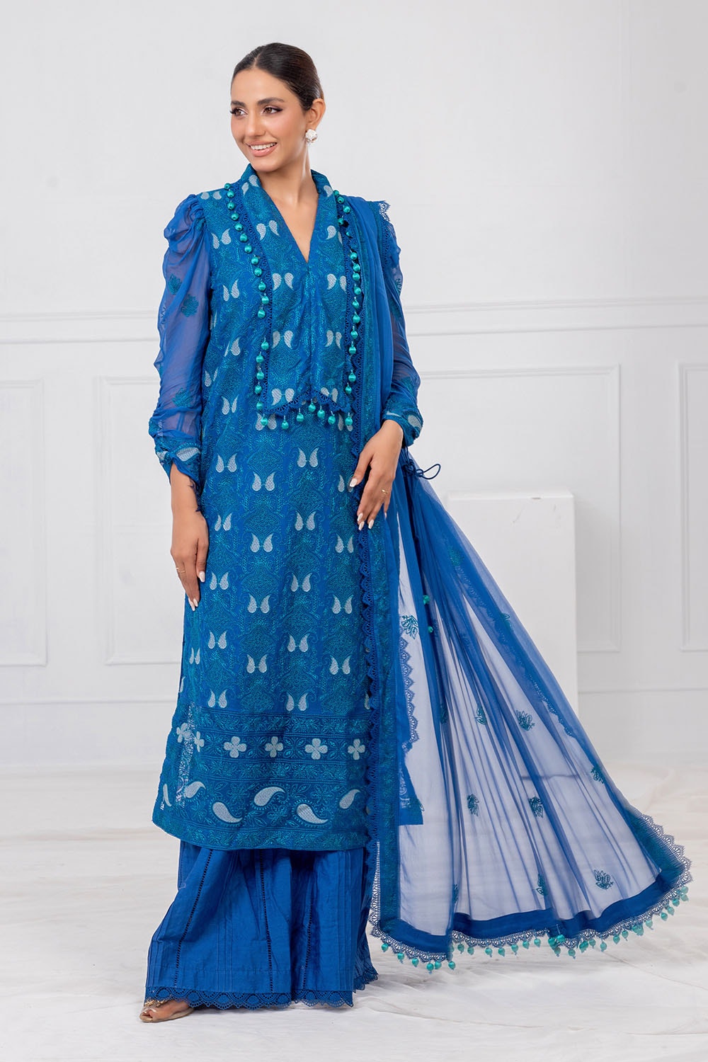 Gul Ahmed | Festive Eid 25 | FE-52143 by Gul Ahmed - Designer Dress - Type: Ladies Clothes - Available at Libayah - 100% Original