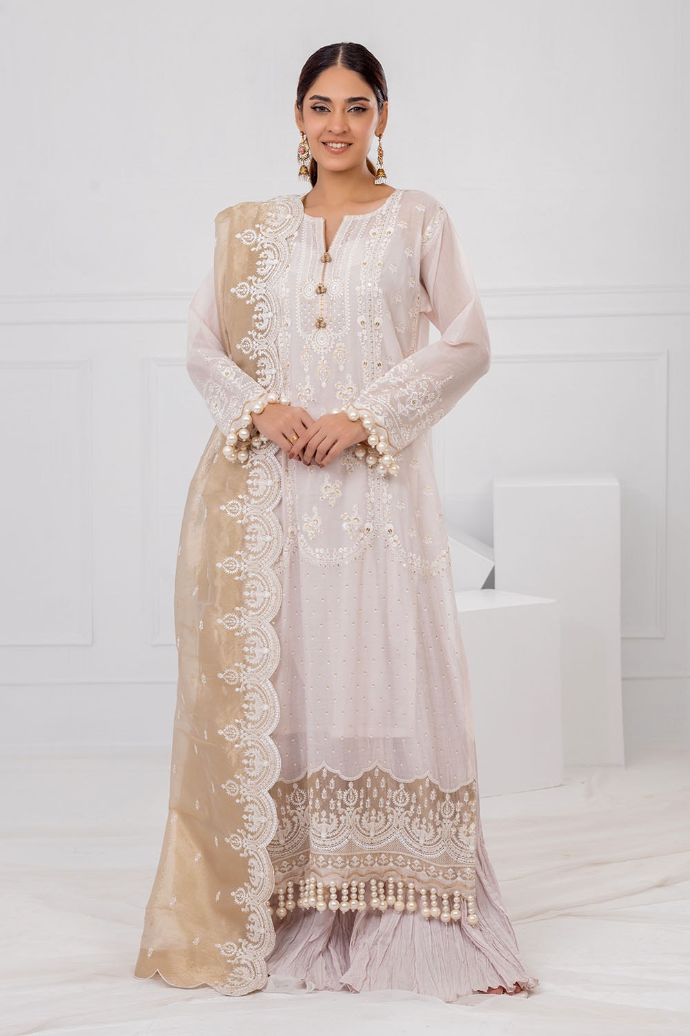 Gul Ahmed | Festive Eid 25 |FE-52144 by Gul Ahmed - Designer Dress - Type: Ladies Clothes - Available at Libayah - 100% Original