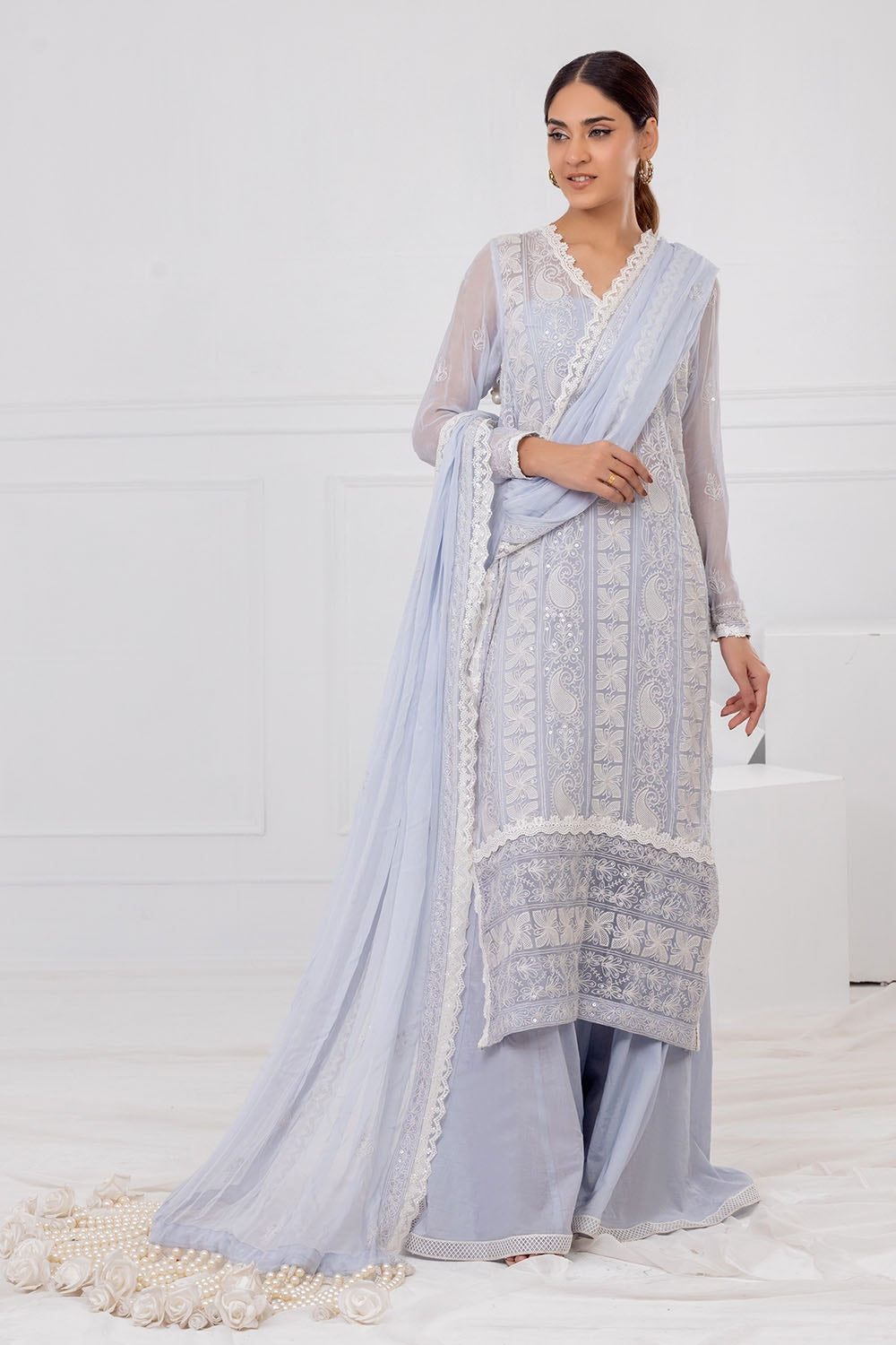 Gul Ahmed | Festive Eid 25 | FE-52149 by Gul Ahmed - Designer Dress - Type: Ladies Clothes - Available at Libayah - 100% Original