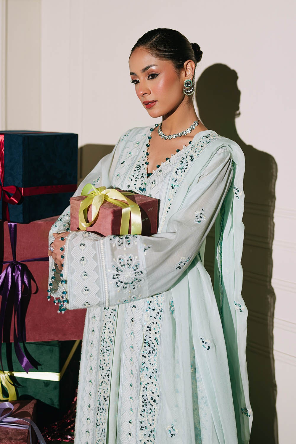 Gul Ahmed | Festive Eid 25 | FE-52153 by Gul Ahmed - Designer Dress - Type: Ladies Clothes - Available at Libayah - 100% Original