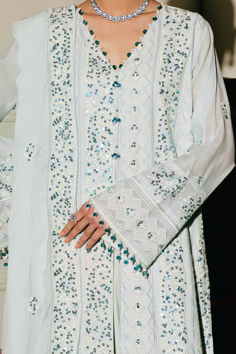 Gul Ahmed | Festive Eid 25 | FE-52153 by Gul Ahmed - Designer Dress - Type: Ladies Clothes - Available at Libayah - 100% Original