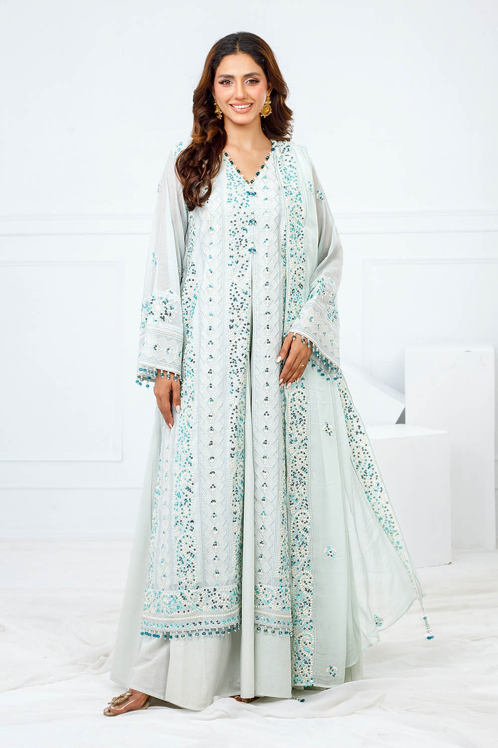 Gul Ahmed | Festive Eid 25 | FE-52153 by Gul Ahmed - Designer Dress - Type: Ladies Clothes - Available at Libayah - 100% Original