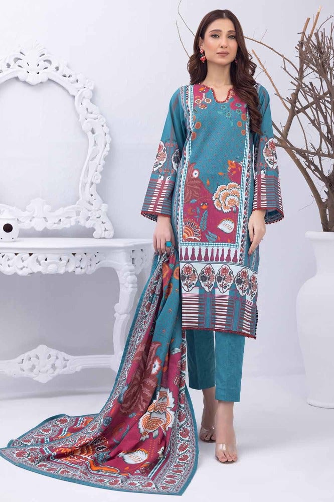 Gul Ahmed | Winter Collection 24 | Suit WNS-32238 B by Gul Ahmed - Designer Dress - Type: Ladies Clothes - Available at Libayah - 100% Original