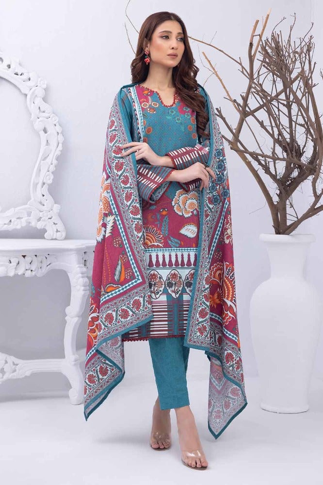 Gul Ahmed | Winter Collection 24 | Suit WNS-32238 B by Gul Ahmed - Designer Dress - Type: Ladies Clothes - Available at Libayah - 100% Original