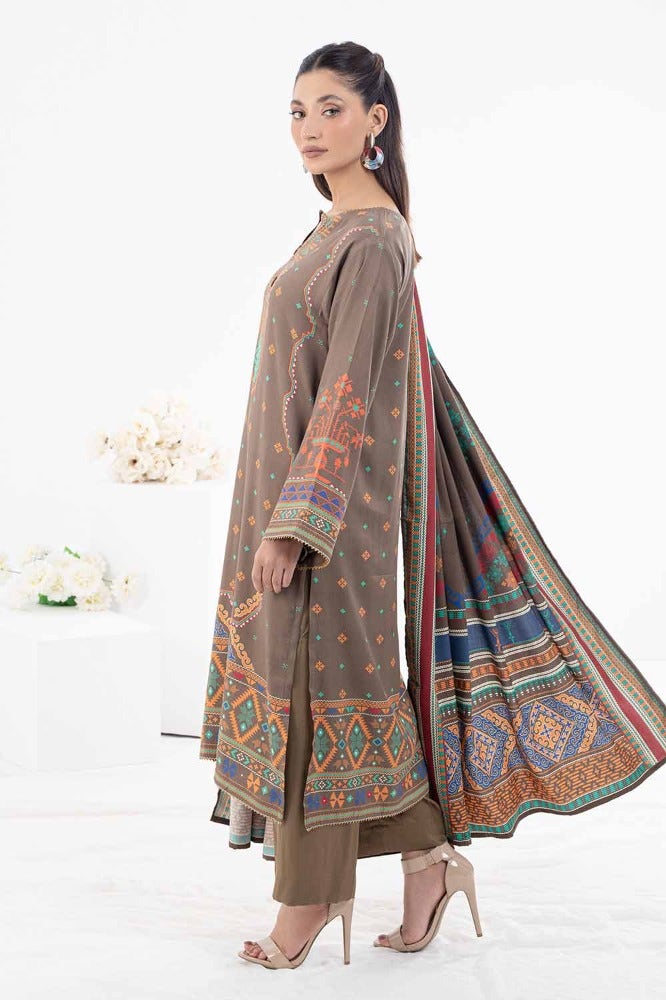Gul Ahmed | Winter Collection 24 | Suit WNS-32174 A by Gul Ahmed - Designer Dress - Type: Ladies Clothes - Available at Libayah - 100% Original