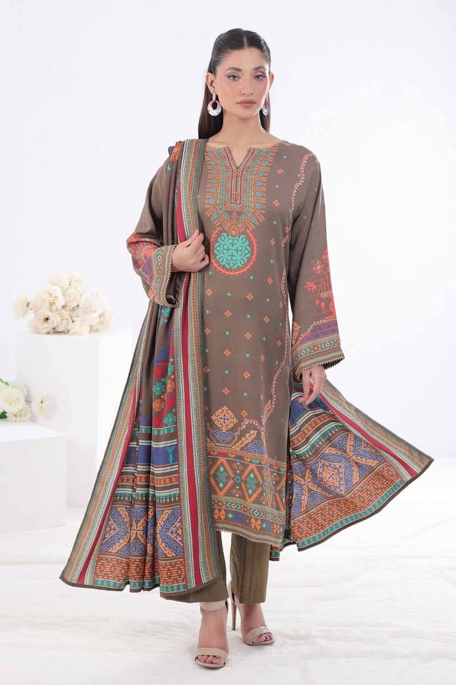 Gul Ahmed | Winter Collection 24 | Suit WNS-32174 A by Gul Ahmed - Designer Dress - Type: Ladies Clothes - Available at Libayah - 100% Original